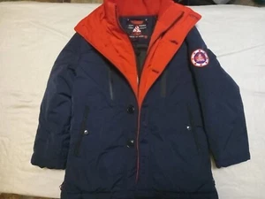 Spire Boy Jacket Blue And Red Size S (8) - Picture 1 of 19