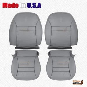1993 - 1996 For Lincoln Mark 8 Driver-Passenger Bottoms Tops Leather Cover Gray - Picture 1 of 5