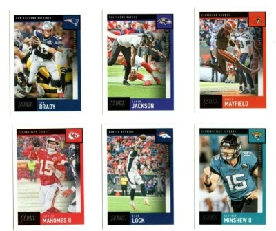 2020 Score Football Singles : Stars - Image 1 of 3