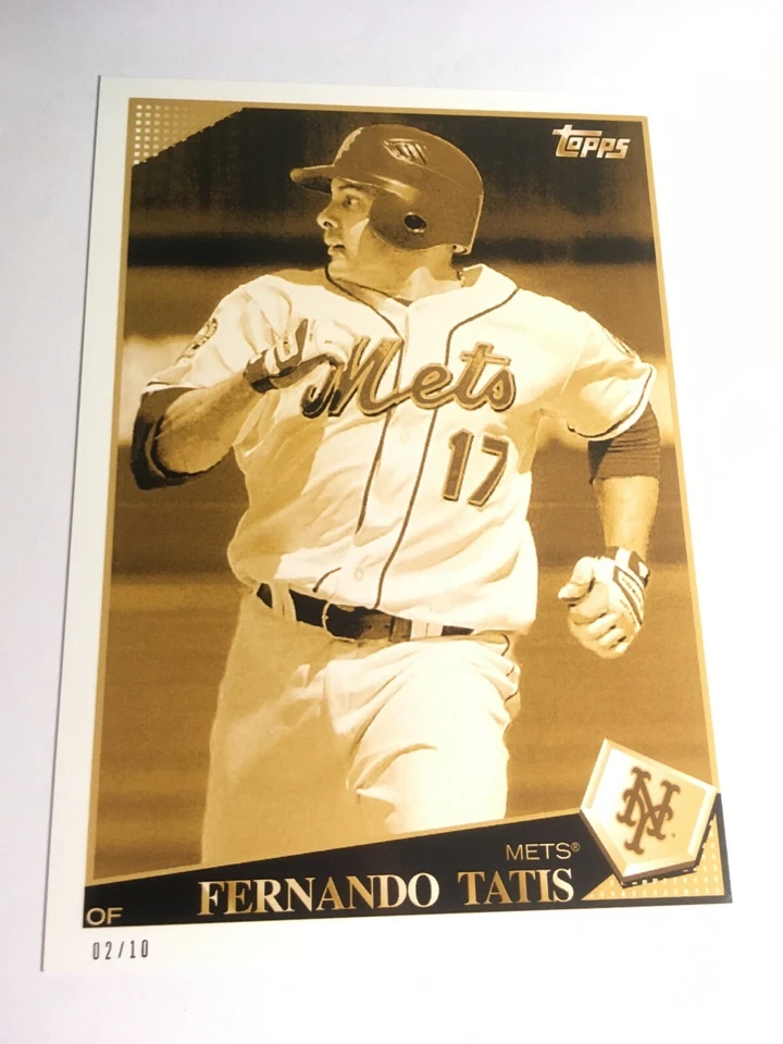 2016 Topps Archives 65th Ann Jumbo 5x7 Fernando Tatis Cardinals A65FTA #'d 02/10 - Image 1 of 1