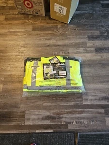 Radwear Neon Green Reflective Safety Bomber Jacket Men's XL New - Picture 1 of 6