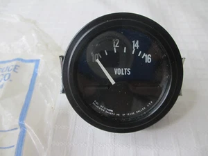 Aviation airplane small vintage Volts Gauge Rochester Gauge dial NOS G92 - Bild 1 von 6