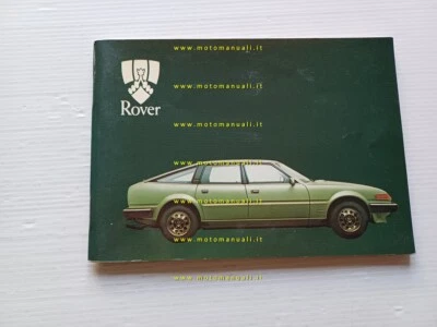 Rover 2000-2300-2300 S-2600 S 1982 manuale uso manutenzione originale Italiano - Immagine 1 di 4
