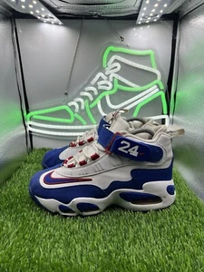 Nike Air Griffey Max 1 GS 5.5Y EE. UU. Rojo Blanco Azul Zapatos de Baloncesto DX3724-100 - Imagen 1 de 8