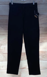 Reebok Women's Sport Pants Size Small Black Cotton Fleece No Pockets NWT LBB76 - Picture 1 of 4
