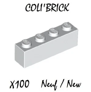 Lego 3010 - 100x Briques / Brick 1x4 - Blanc / White - lot kg - New Neuf - Imagen 1 de 1