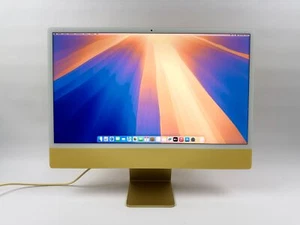Apple iMac 24" M1 8-Core CPU 8-Core GPU 16 GB RAM 1 TB SSD Gelb refurbished - Bild 1 von 6