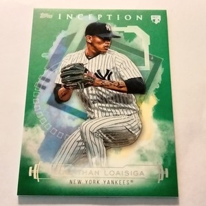 2019 Topps Inception RC Green Jonathan Loaisiga New York Yankees #49