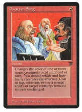 ► magic-style ◄ mtg-dwarven song-legends english-good +