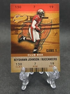 2003 Fleer Authentix Club Box /100 Keyshawn Johnson #91 Tampa Bay Buccaneers - Picture 1 of 2