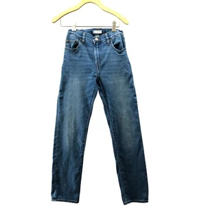 Crewcuts Slim Jeans Youth Boys Size 12 Blue Medium Wash Straight Flex - Picture 1 of 8