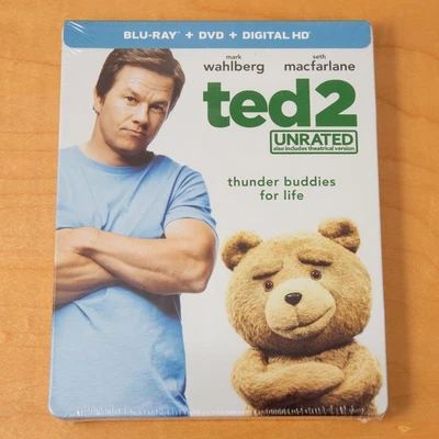 Ted 2 Unrated Steelbook Edition - Universal (Blu-Ray-2015) Nerdhaven Foto 1 de 2