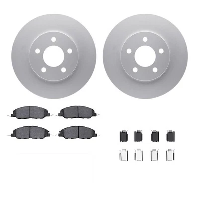 For Ford Mustang 05-10 R1 Concepts WDWH1-54111 Front Brake Kit w Ceramic Pads - Imagem 1 de 3