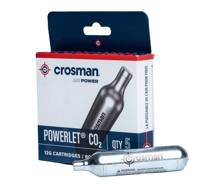 	Crosman 5-Count CO2 Cartridges For Air Rifles And Air Pistols	 - Image 1 of 4