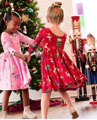 Vestido Cascanueces Eleanor Rose Joy Talla 4/5 Niñas Manga Larga Foto 1 de 4