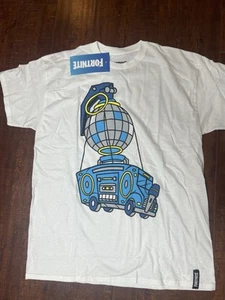 Fortnite Bus Shirt kids XL mens S  - Picture 1 of 4