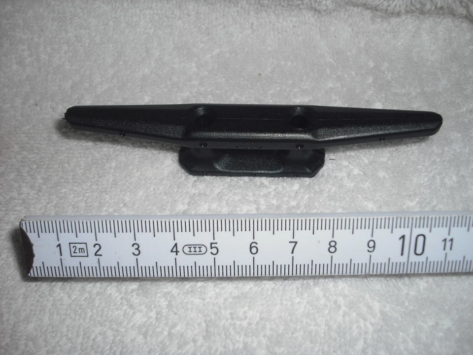 OSCULATI 2 Stück einfache Klampen weiß aus Nylon 110 mm lang sehr robust 40.055.31