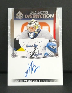 2022-23 SP Authentic Marks of Distinction Auto 17/25 Andrei Vasilevskiy - Picture 1 of 2