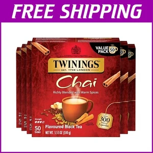 Individually Wrapped Chai Tea Bags – 300 Count, Bold Flavor with Spices - Picture 1 of 11