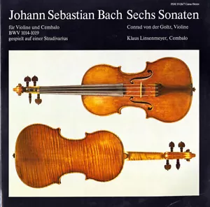2LP BACH 6 Violin Sonatas CONRAD GOLTZ LINSENMEYER Carus FSM-33126 NM 1975 Rec - Imagen 1 de 3