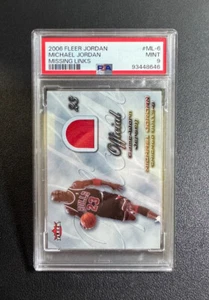 Michael Jordan 2006 Fleer Missing Links Jersey, Relic PSA 9 - Bild 1 von 2