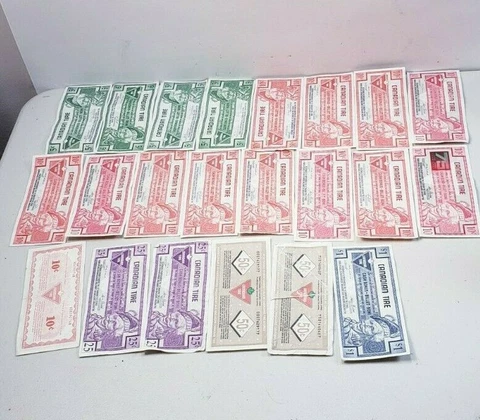Canadian Tire Money Lot of 22 Check Photos Cover