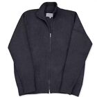 Maison Margiela Men's and Women's Zippered High Neck Wool Cardigan Jacket