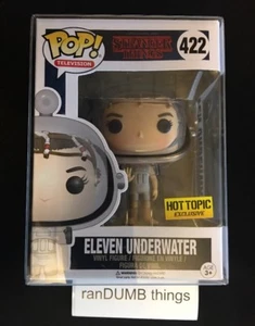 Funko Pop Eleven Underwater 422 Stranger Things Hot Topic Exclusive w/ PROTECTOR - Picture 1 of 1