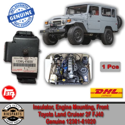Toyota Land Cruiser FJ40 Front Insulator Engine Mounting NEW 12361-61020 GENUINE - Image 1 of 4