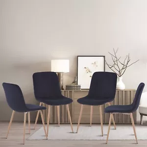 Set of 4 Modern Kitchen Dining Chair Side Chair High Back Upholstered Farmhouse - Picture 1 of 10