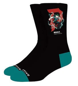 Nuevos Calcetines Primitive Midoriya Para Hombre x My Hero Academia NEGROS RSCK-1 - Imagen 1 de 2