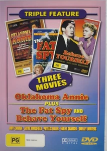 Oklahoma Annie / The Fat Spy / Behave Yourself DVD  FAST! FREE! POSTAGE! AUS!🍿 - Picture 1 of 1