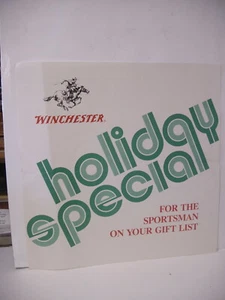 VINTAGE Winchester Holiday Specials Gift List Paper Poster Advertising Sign - Picture 1 of 3