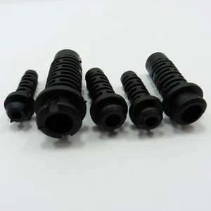 3mm-8mm Line Cord Protection Strain Sleeve Wire Hose Cable Relief Power Black - Picture 1 of 6