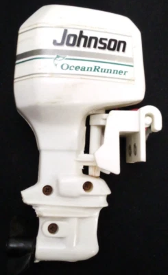 VTG JOHNSON 225 HP TOY OUTBOARD BOAT MOTOR OCEAN RUNNER UN-TESTED F - Image 1 of 4