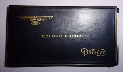 JAGUAR DAIMLER original 1960s Small Colour Guide Booklet with 12 Paint Swatches - Image 1 of 4