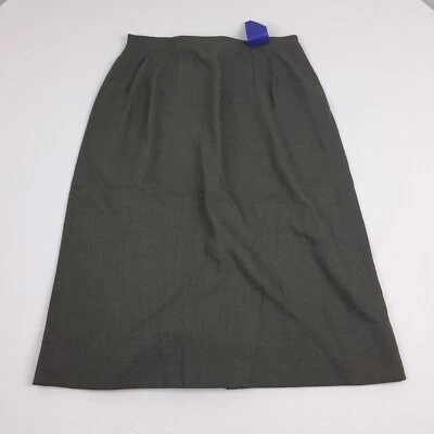 Vestido Koret Of California Falda Adulto 13 14 Verde Cremallera Recto Vintage Trabajo Foto 1 de 4