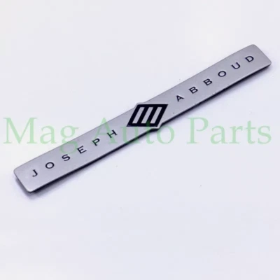 98-05 Buick Regal Joseph Abboud Door Emblem Nameplate Badge 00 01 02 03 04 OEM - Image 1 of 2