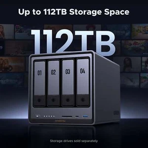 UGREEN NASync DXP4800 Plus 4-Bay NAS mit Intel Pentium Gold 8505 5-Core CPU - Bild 1 von 8
