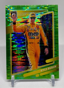 Kyle Busch 2022 Donruss Optic LIME GREEN PULSAR PRIZM #40 NASCAR