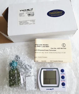 New-VWR Traceable Refrigerator/Freezer Digital Thermometer-12777-838
