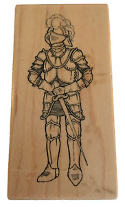 PSX Rubber Stamp Medieval History Knight in Shining Armor Fantasy Card Making