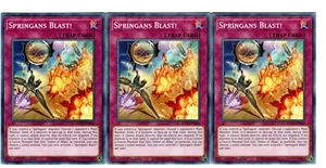 Yugioh - 3X - Springans Blast! - Common - 1st Edition - BLVO-EN069 - Near Mint - Picture 1 of 1