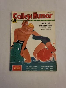 1938 August, College Humor Magazine, What, No Cauliflowers, (CP151) - Picture 1 of 3