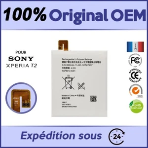 BATTERIE SONY XPERIA T2 / T2 ULTRA NEUVE ORIGINALE OEM -/ AGPB012 A001 - Photo 1 sur 1