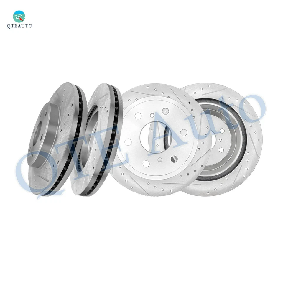 Rotores de freno perforados delanteros 330 mm-traseros 345 mm para Chevrolet Silverado 1500 LD 2019 Foto 1 de 4