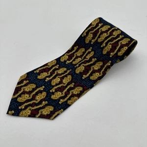 INFECTIOUS AWAREABLES 100% Silk Neck Tie Influenza Medical Print CDC Novelty - Picture 1 of 5