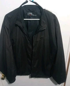 NRA Tactical Jacket Mens Large Black Concealed Carry Quick Access Windbreaker - Picture 1 of 12
