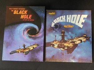 Walt Disney Studios The Black Hole Pop-Up Hardcover Book 1979 + Golden Book - Picture 1 of 9
