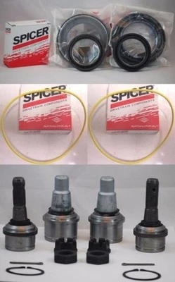 УПЛОТНЕНИЯ ТРУБ ПЕРЕДНЕЙ ОСИ FORD 1998-04 F250 F350 SUPERDUTY DANA 50/60 + КОМПЛЕКТ ШАРОВЫХ ШАРНИРОВ - Изображение 1 из 4